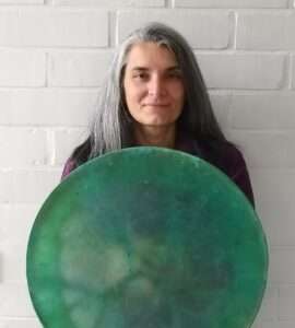 foto van Anna met Drums